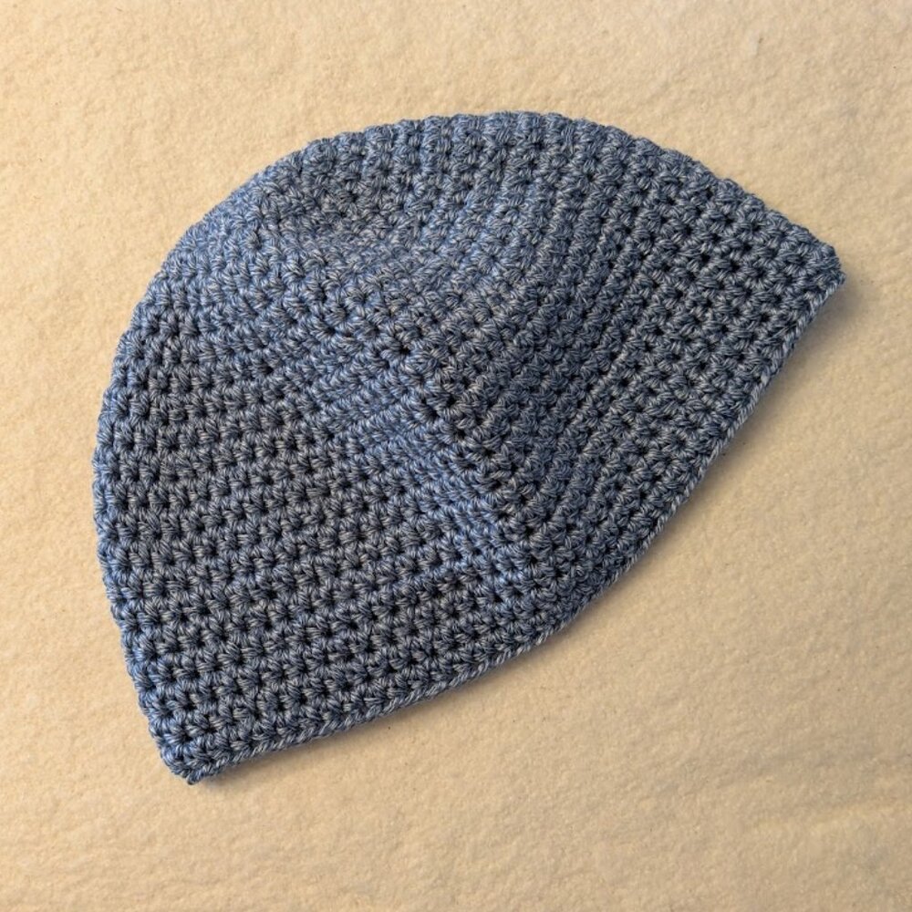 ** NO LONGER AVAILABLE ** Handmade Crocheted Beanie - Blue Bamboo